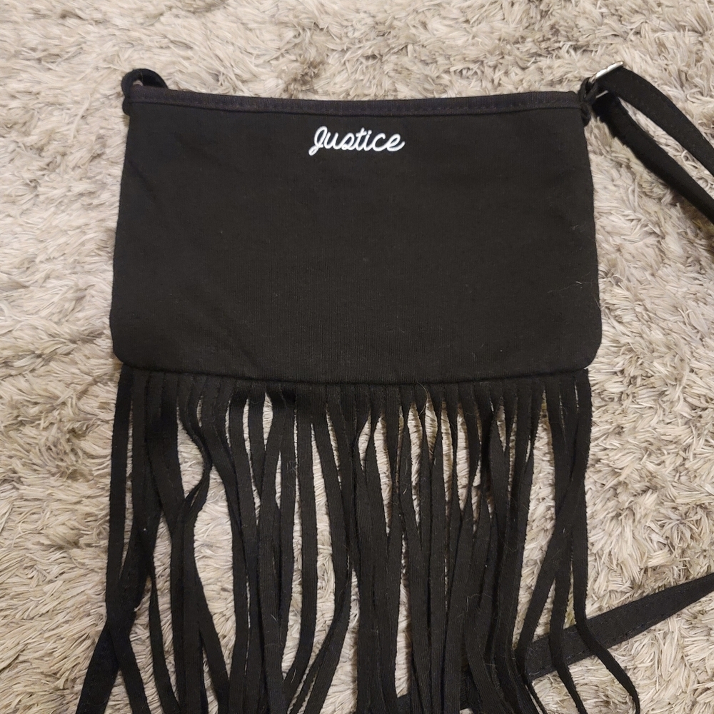 Justice Sequin Purse with Fringe - Picture 2 of 6
